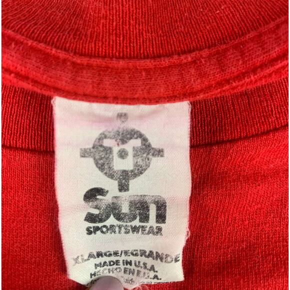 VINTAGE 1994 Looney Tunes XL Christmas Single Stitch Graphic Rap T Shirt - Picture 4 of 9